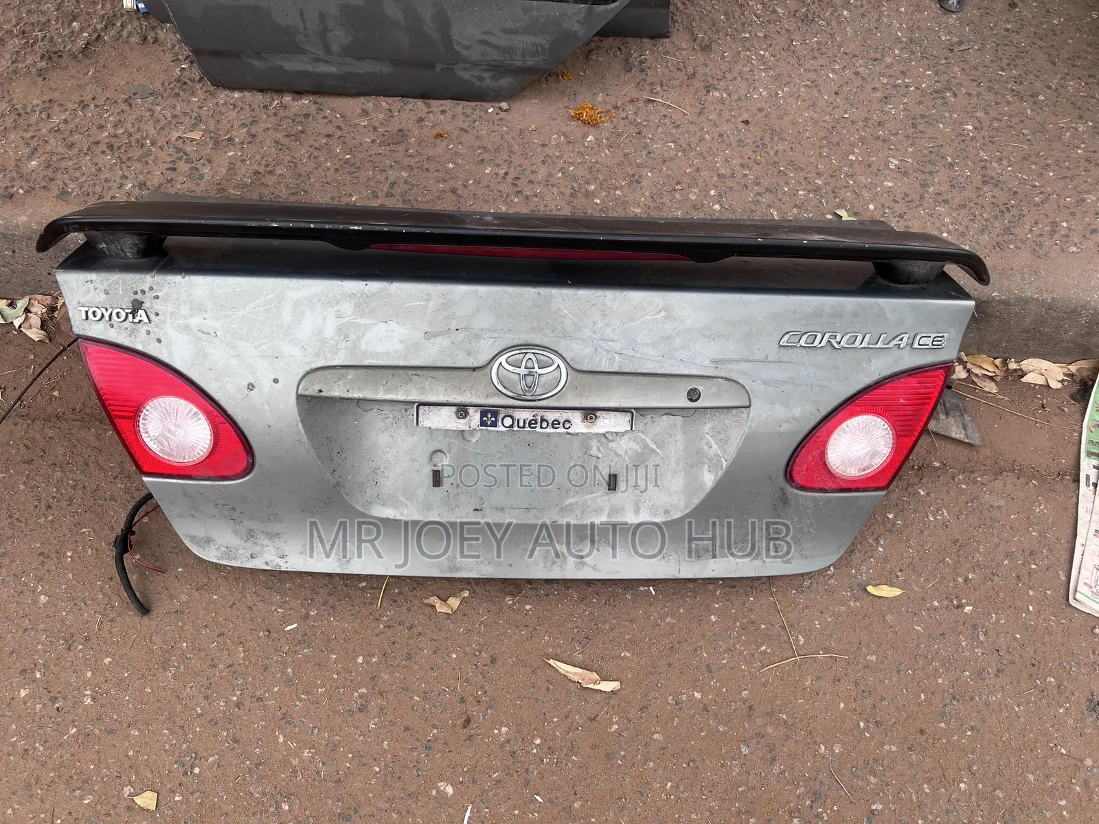 Toyota Corolla 2003 2004 2005 2006 2007 2008 Boot With Spoiler