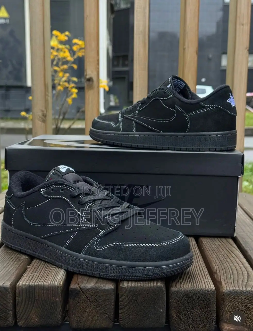 Original Air Jordan 1 Low Travis Scott Black Phantom