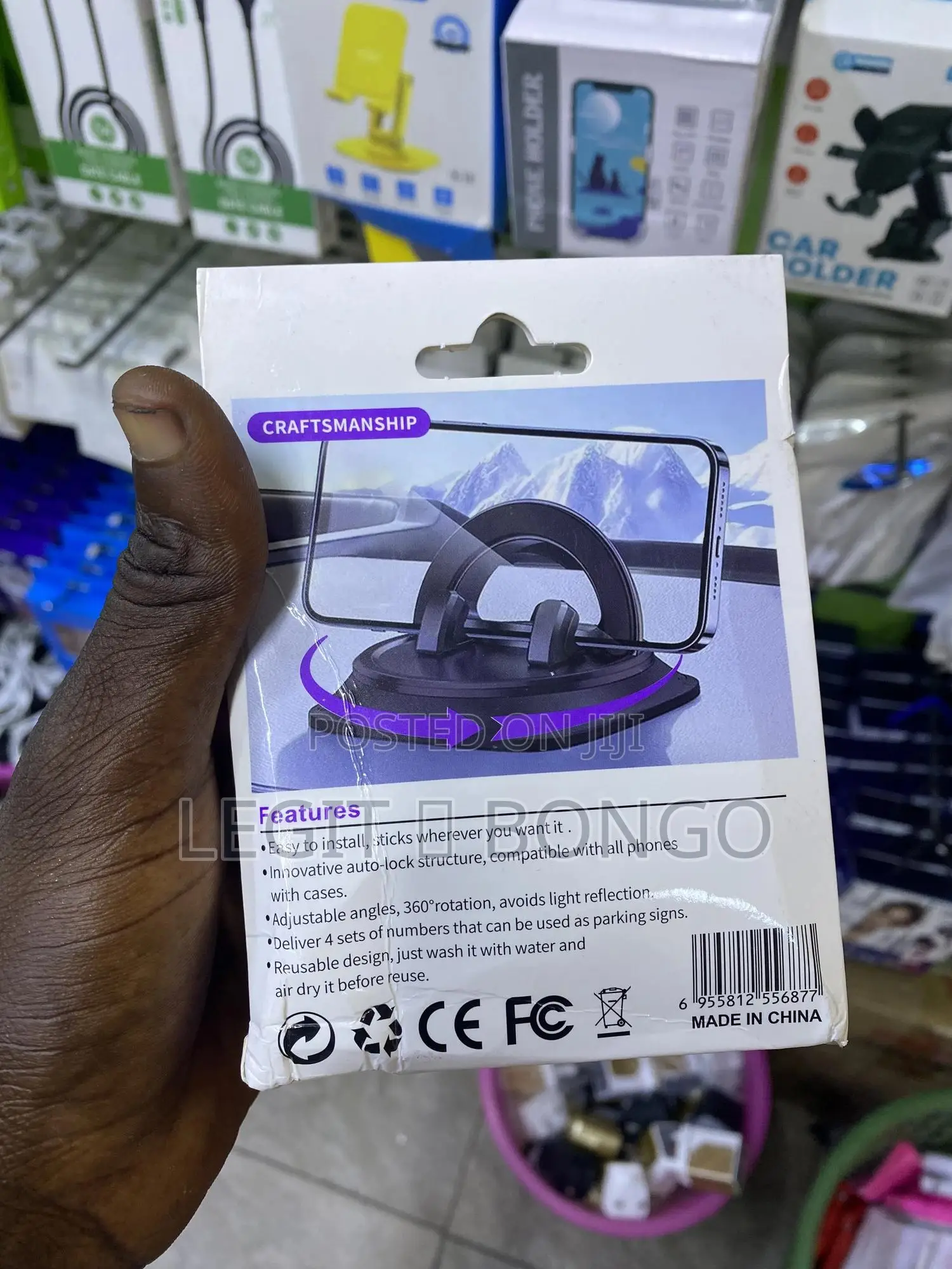 Secure Car Motorcycle Phone Holder