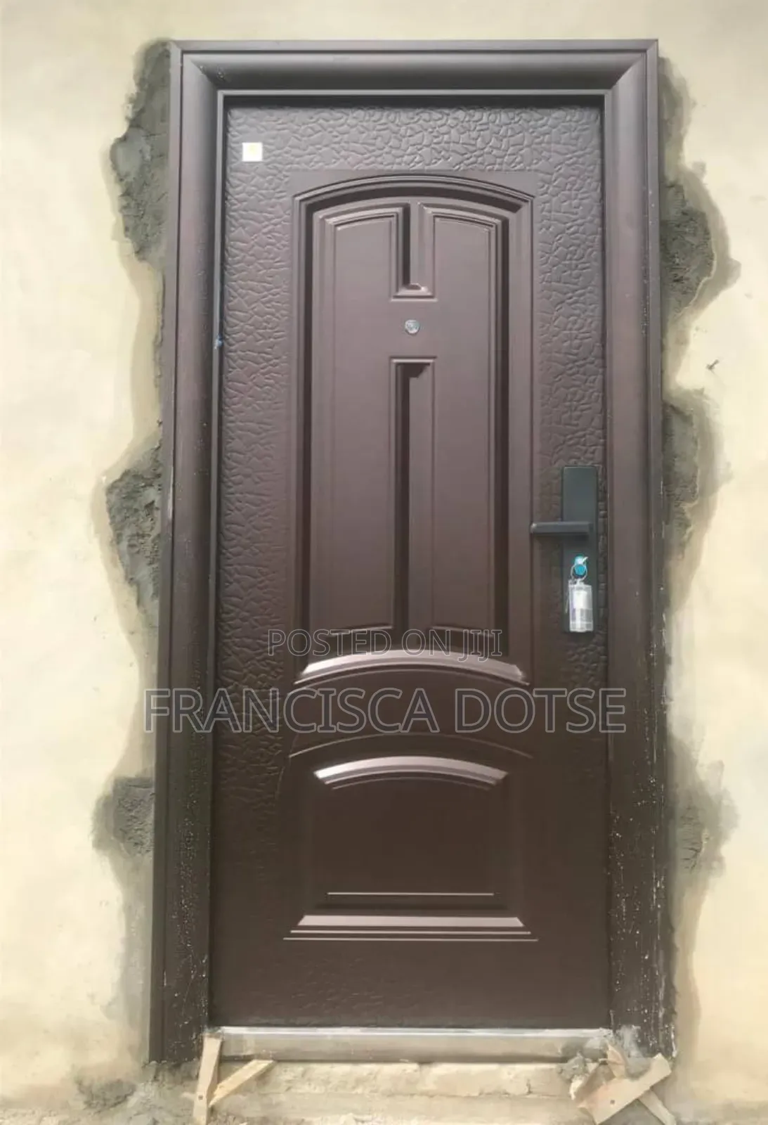Standard Steel Metallic Single Paladin Security Door Set