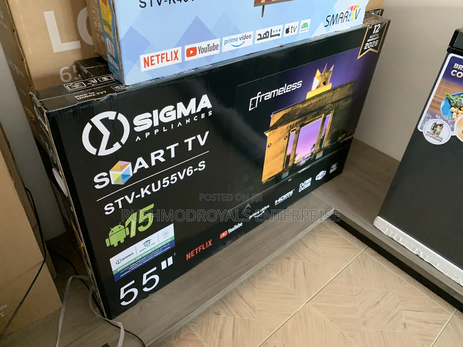 Starlite Sigma 55" Smart Sig-ku55v6-s: Android 14 Frameless Display