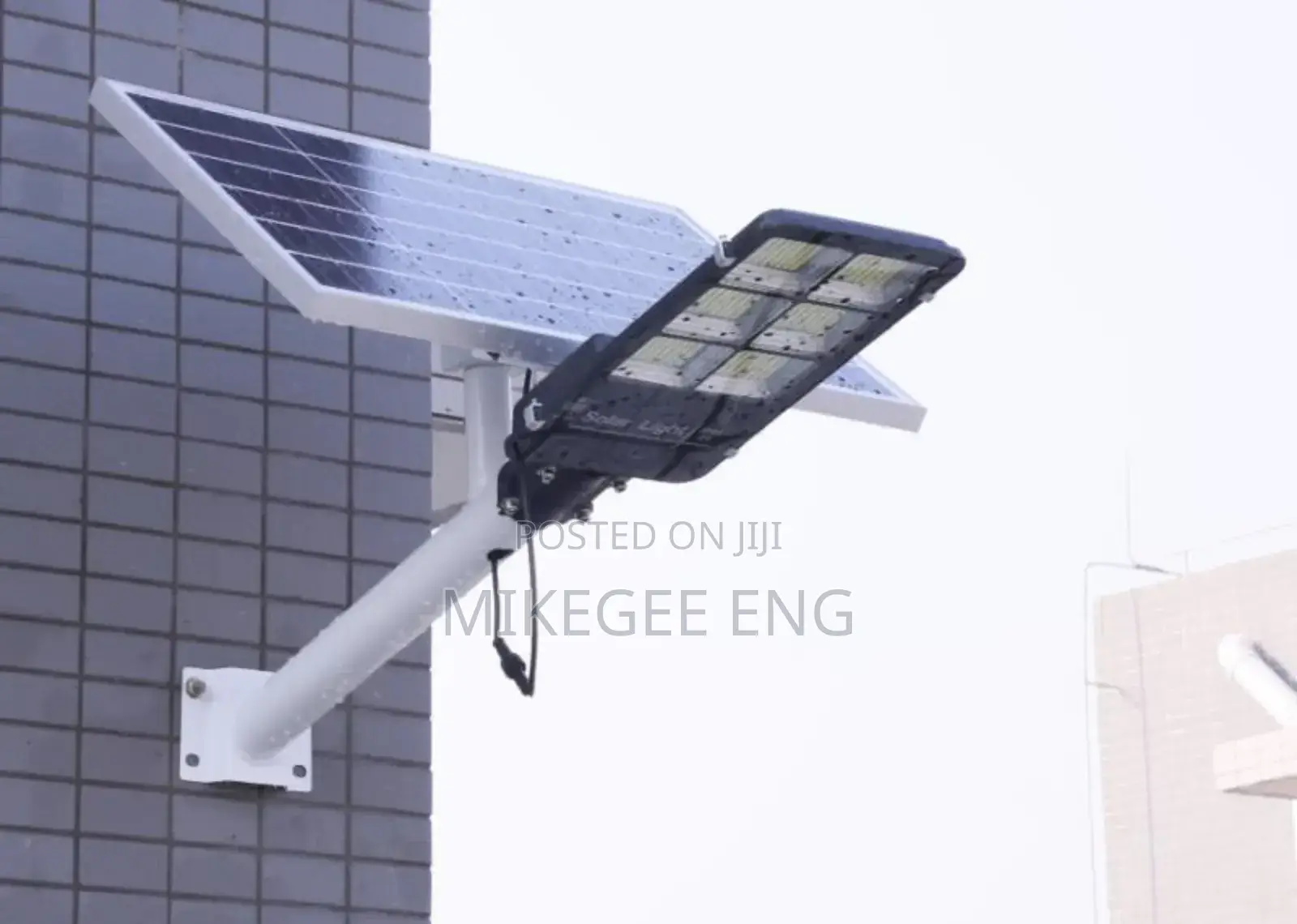Solar Street Light and Flood Light Installation With 6 -8m Pole