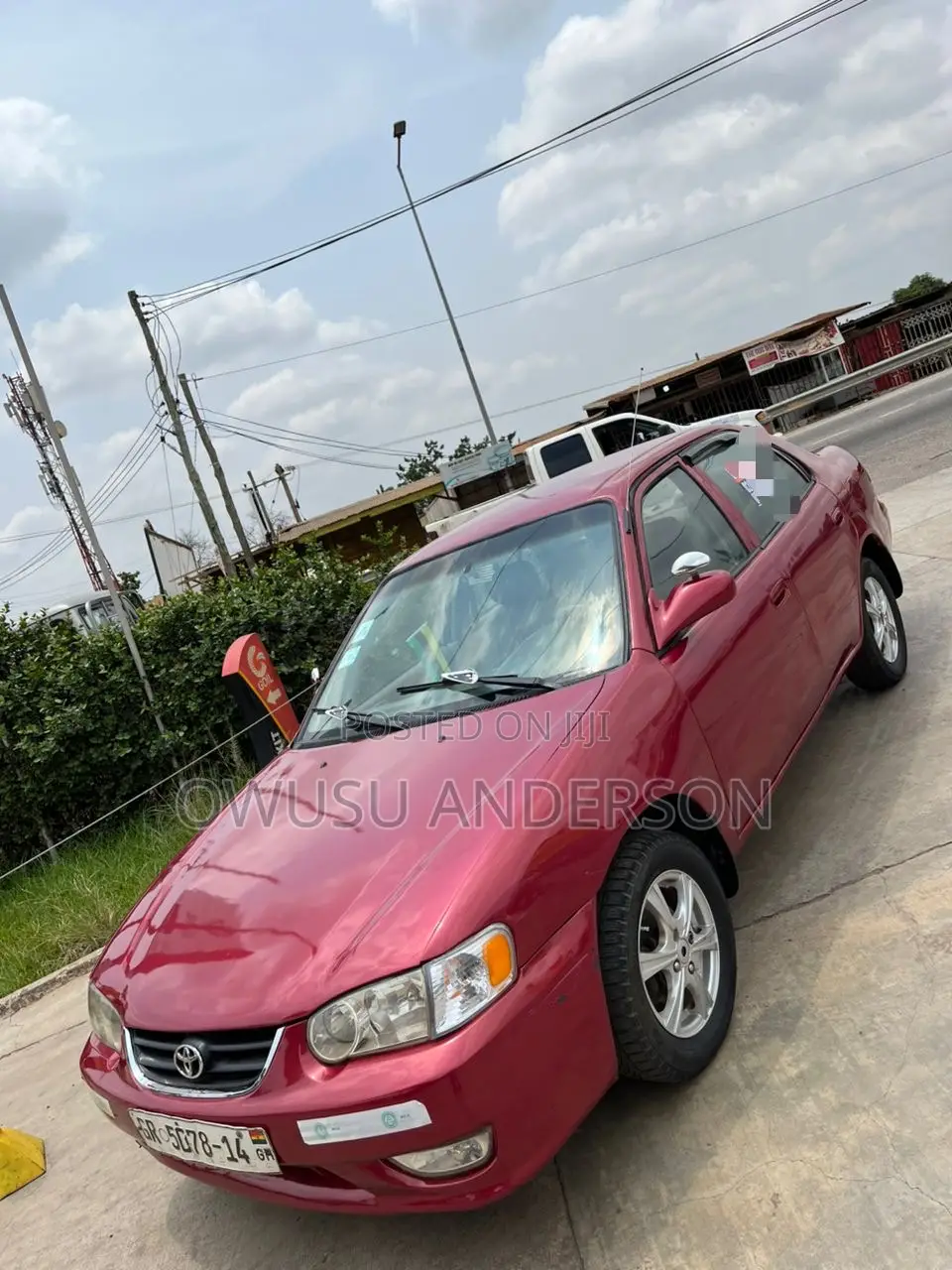 Toyota Corolla 2002 Red