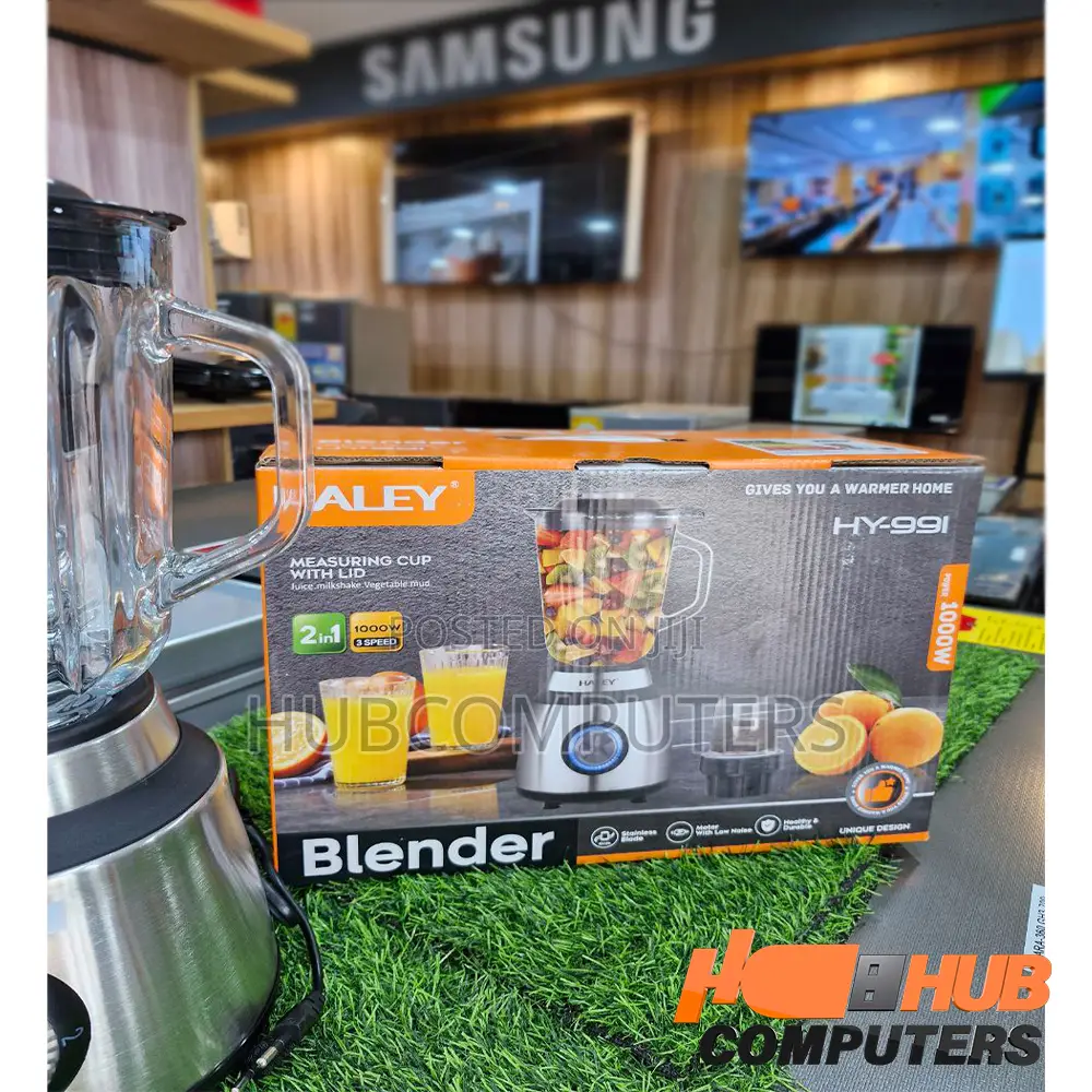 Haley (Hy-991) 1.5l 2 in 1 Blender 1800watt 3 Speed