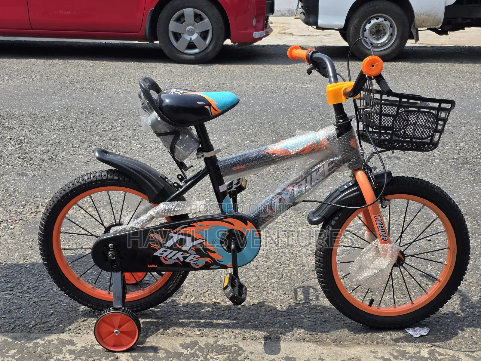 Size 16 Bike With Front Basket 4 - 7yrs