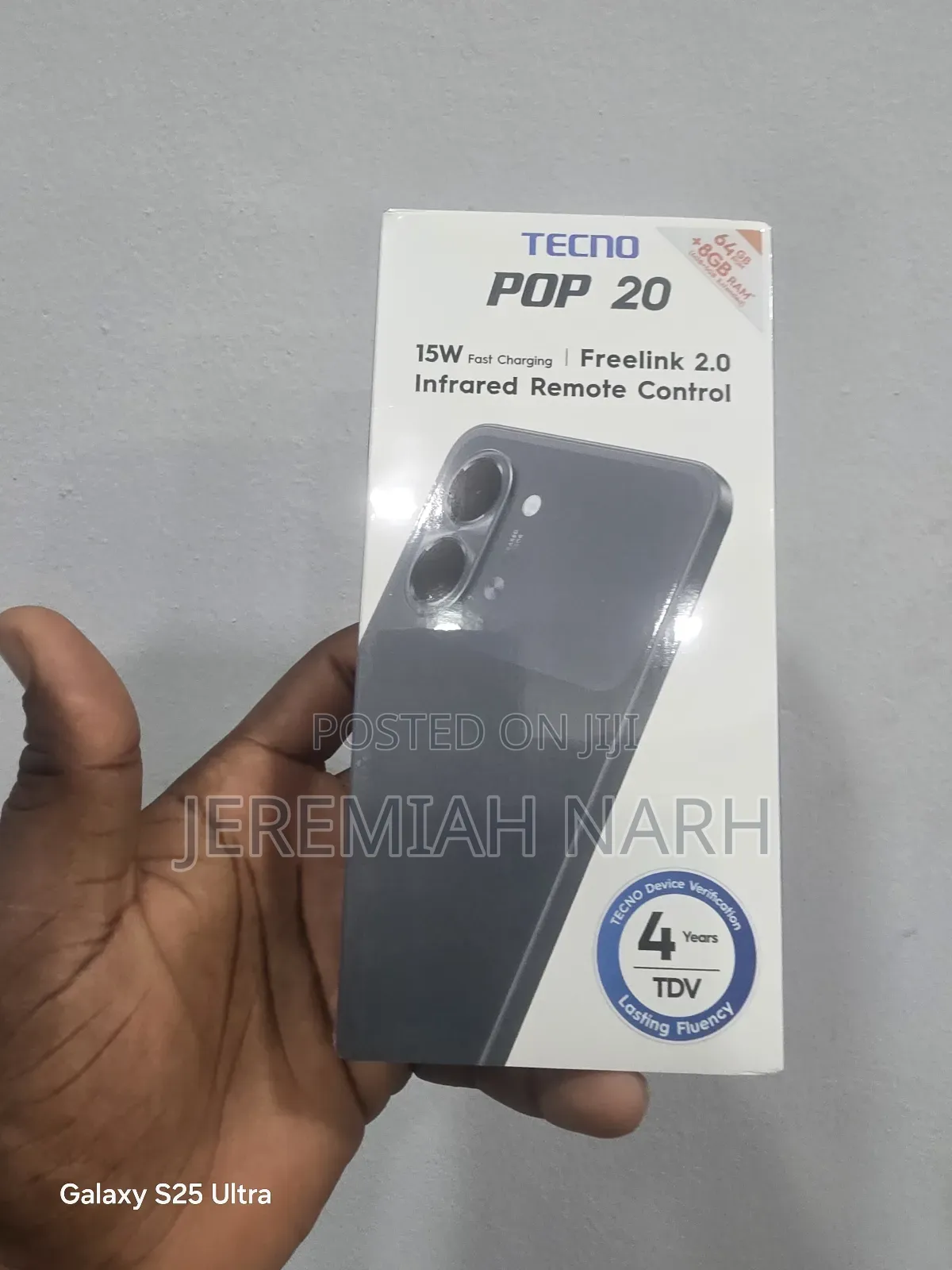 New Tecno Pop 20 64 GB Black