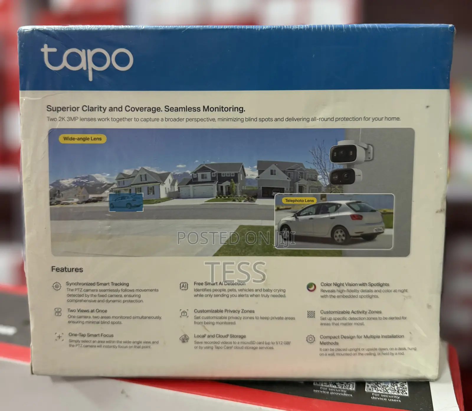 Tp-Link Wifi Camera Dual Lens Tapo C246d 3mp Indoor/Outdoor Camera