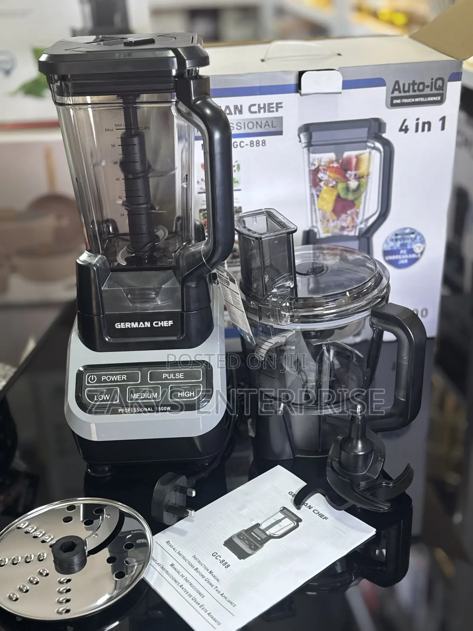 German Chef Auto Iq Professional Blender 4in1