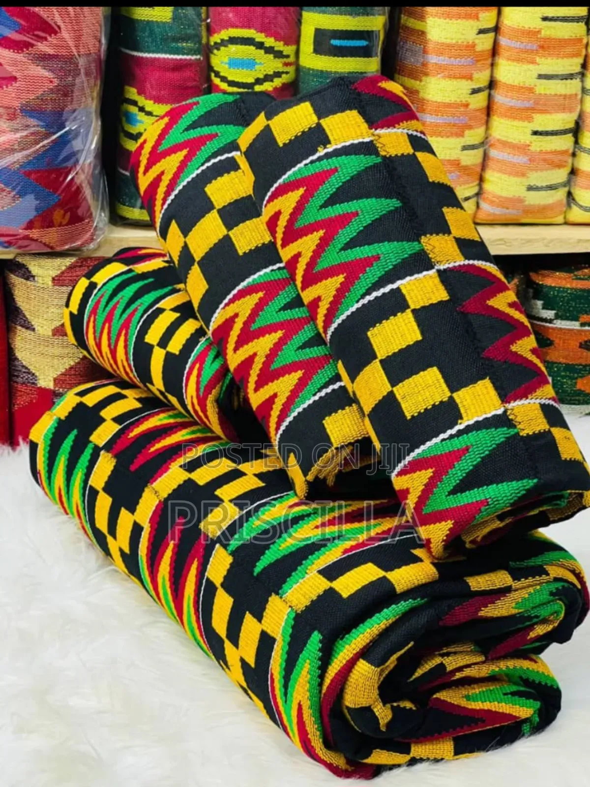 Original Bonwire Kente. Multicolour