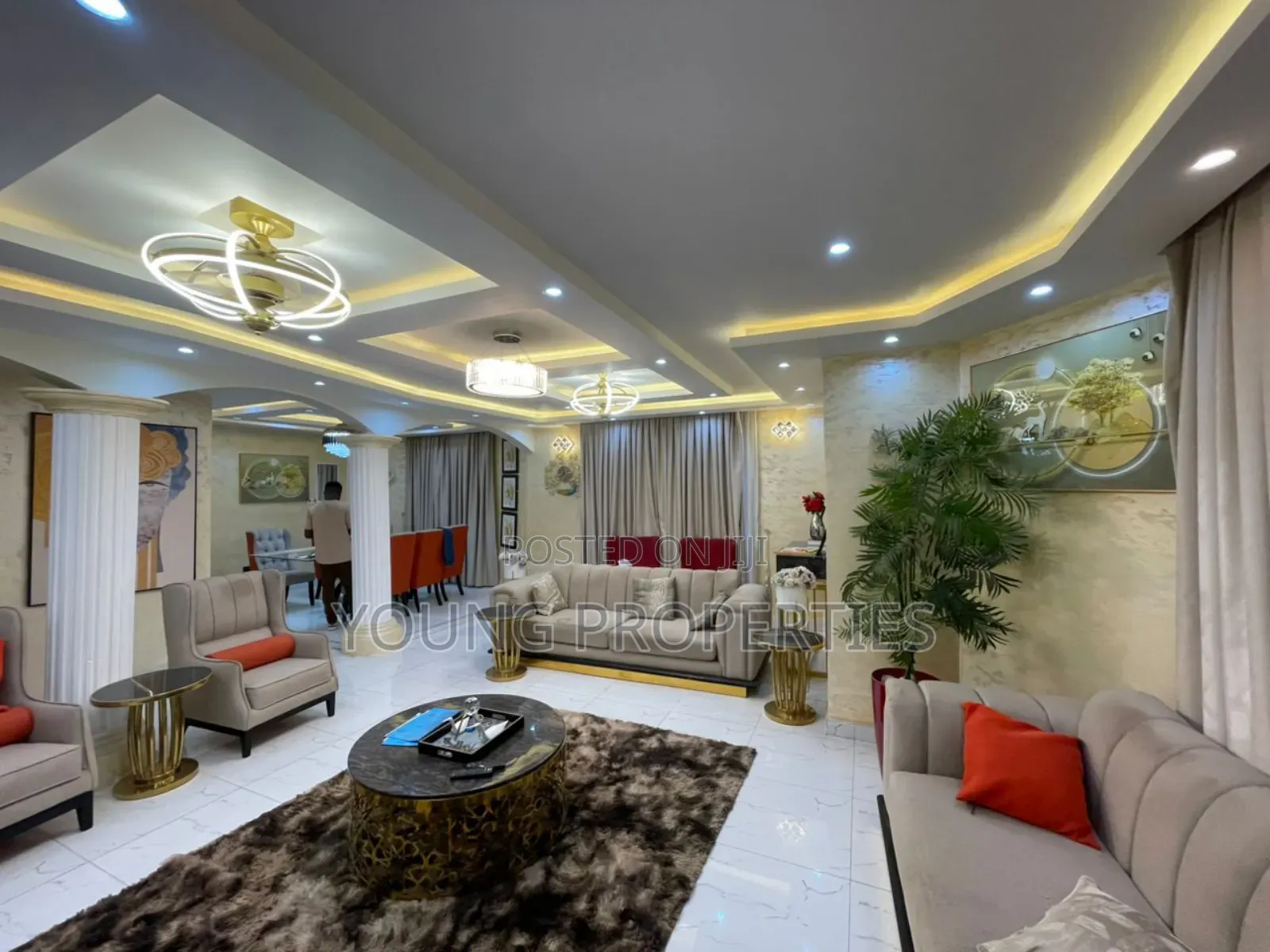 Furnished 5bdrm Apartment in Ablekuma, Fan Milk for rent