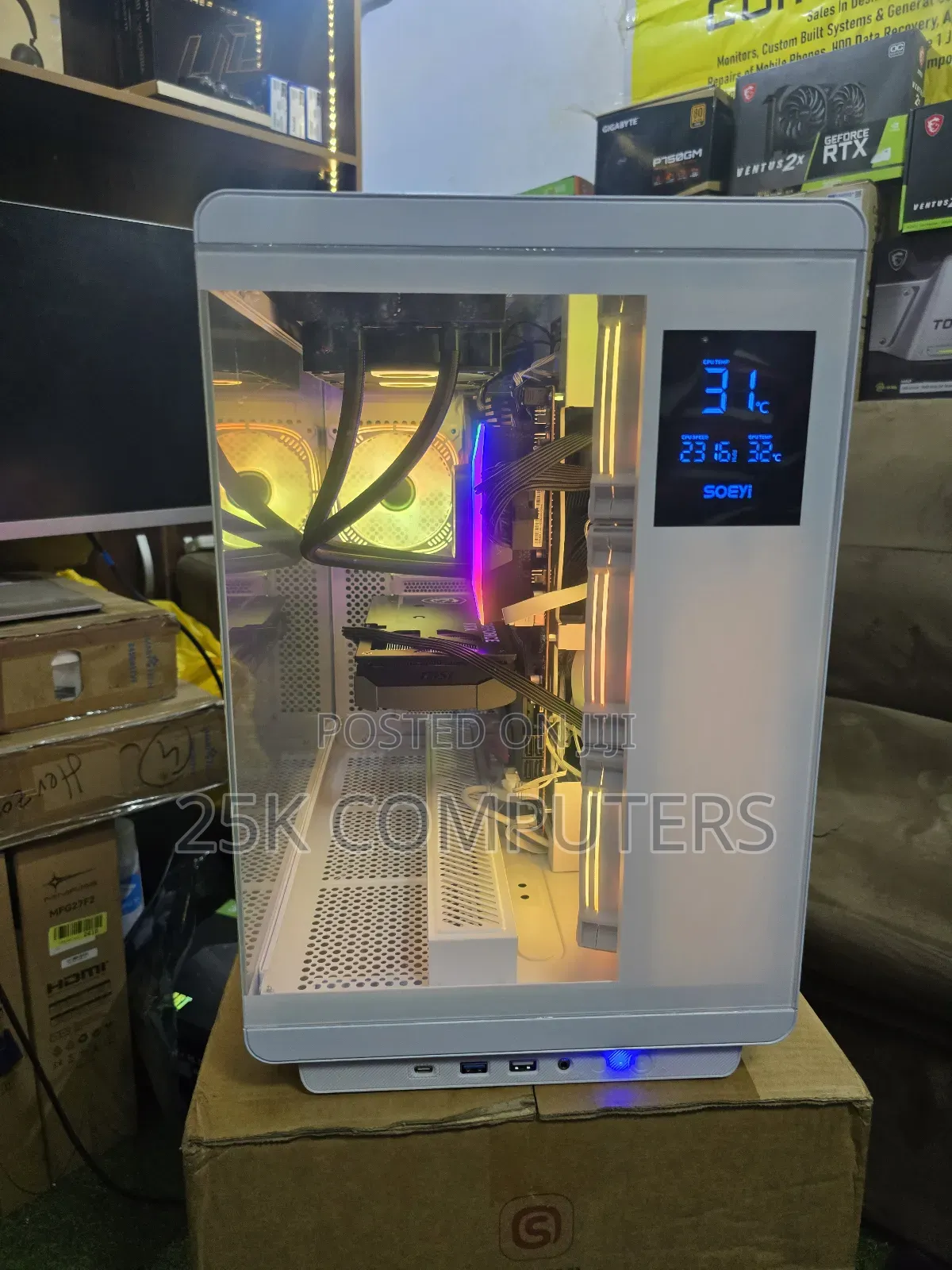 New Desktop Computer 32GB AMD Ryzen 7 SSD 2T