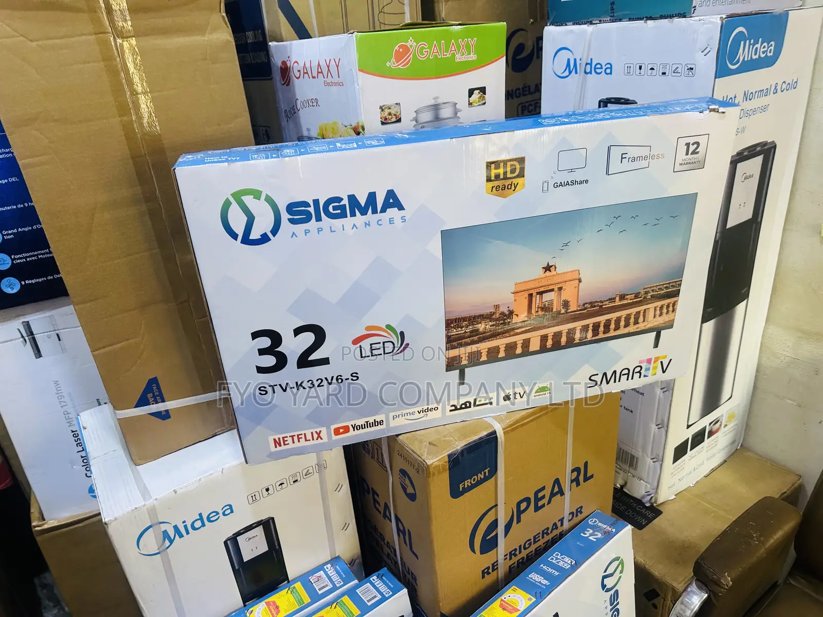 Sigma Led Tv 32" Sat Smart FHD Sig-K32v6-S