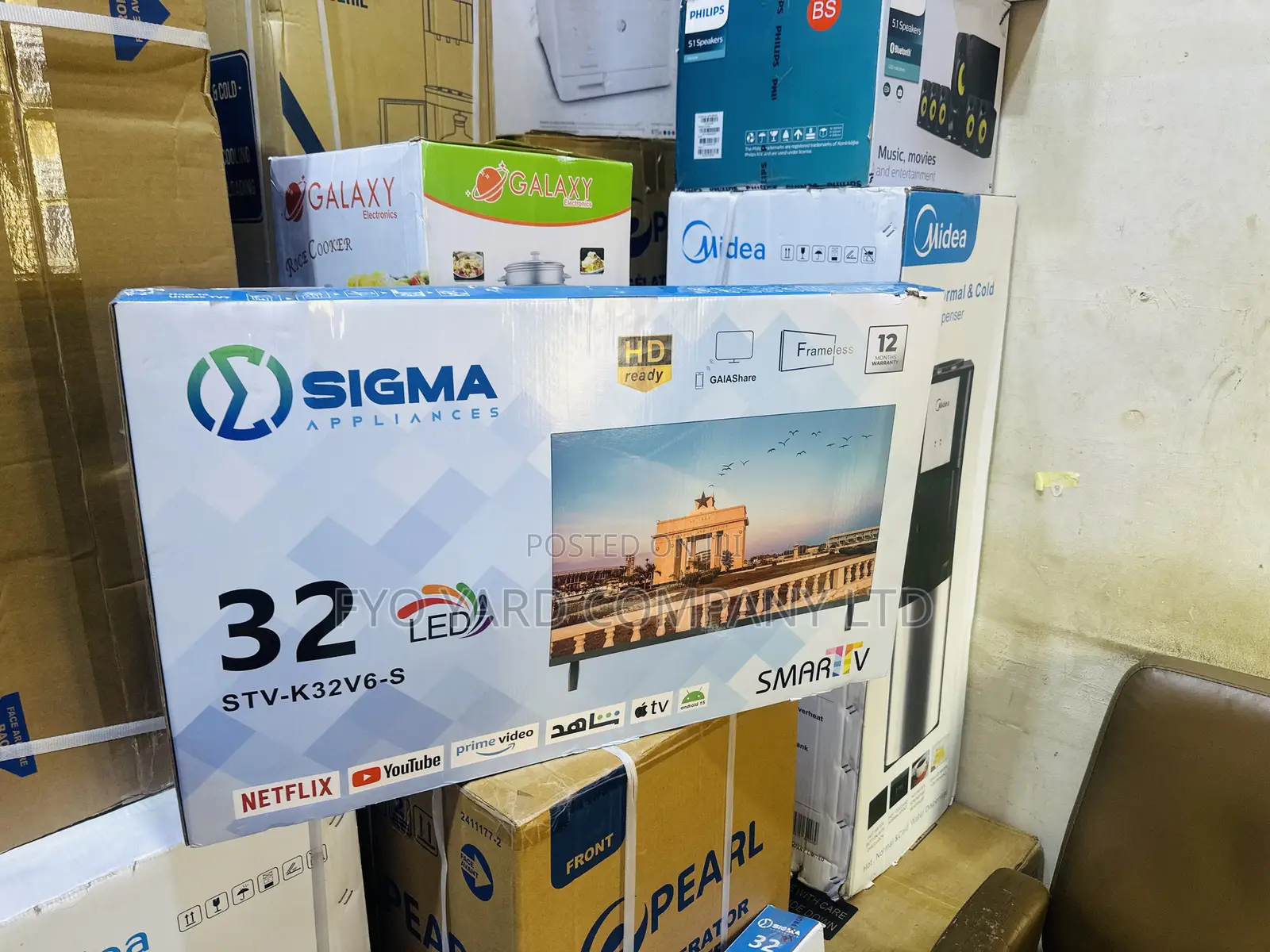 FHD Display, Smart Sigma 32 Digital Andriod Led Tv