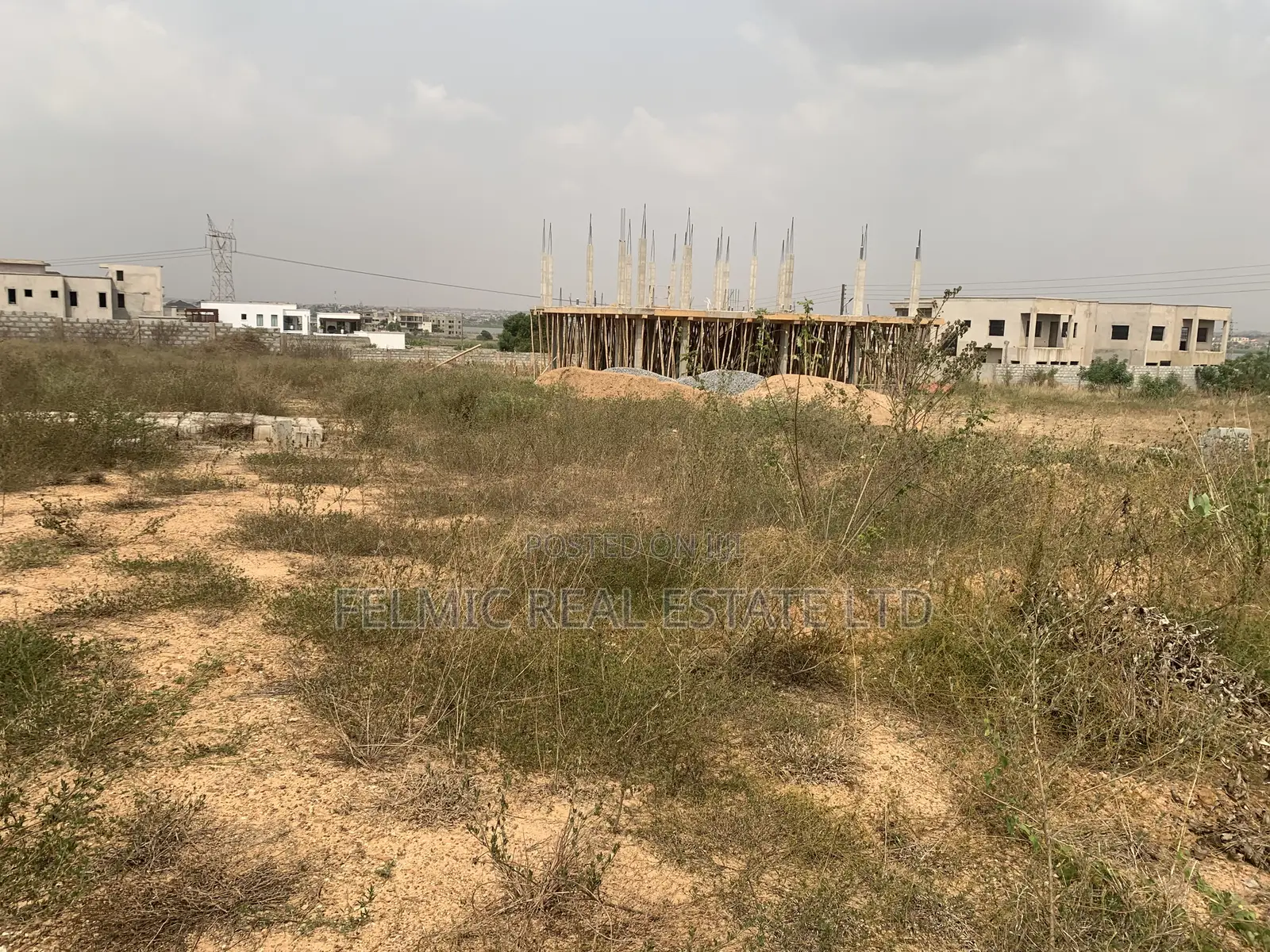 100x100 Ft Plot Of Land At Tema Comm 24, Palm Ridge Estate For Sale