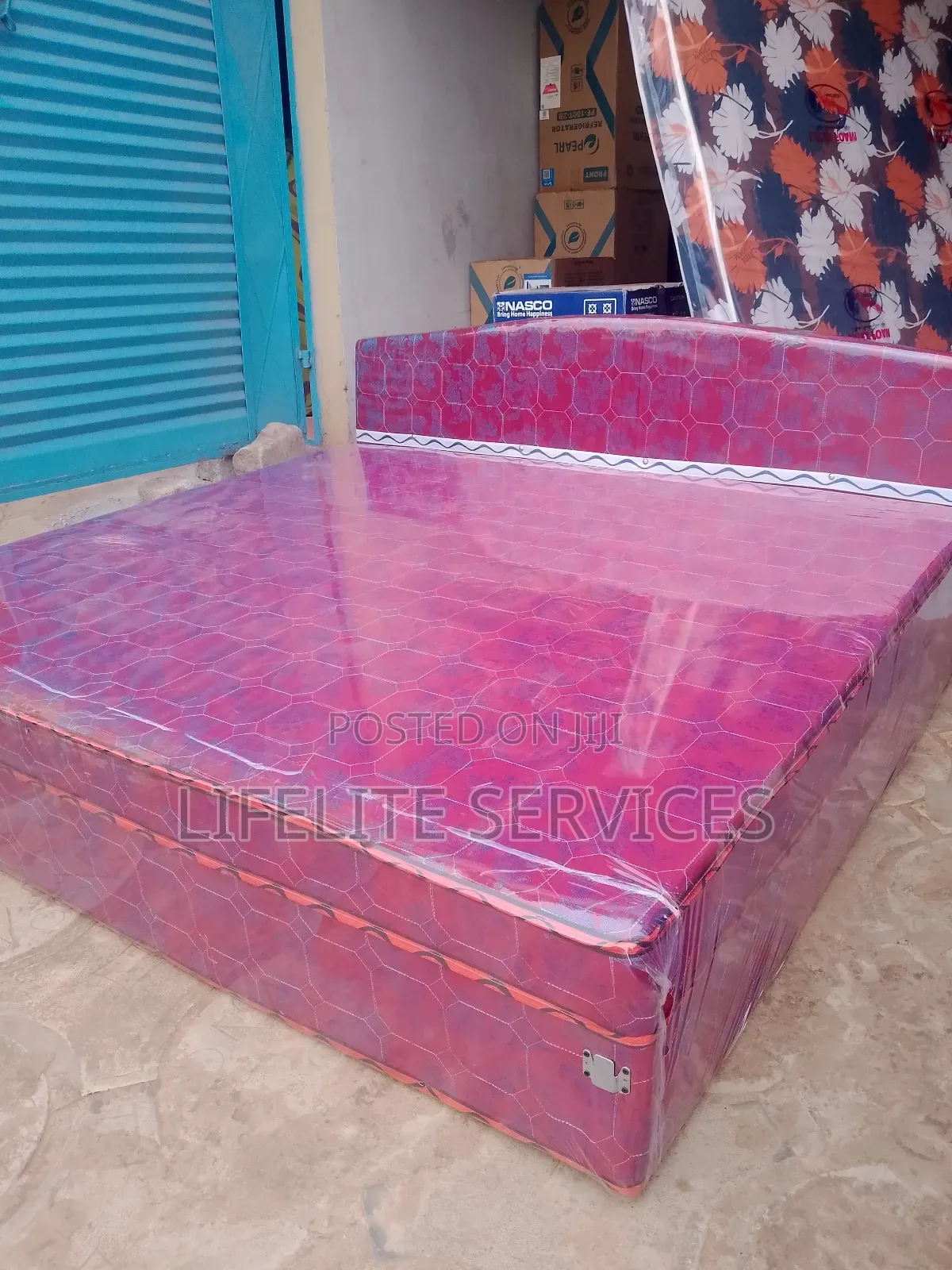 All In 1 Foam Inbuilt Bed- King Size