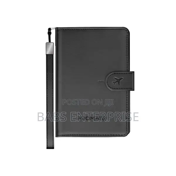 Promate Prowallet Anti-loss Slim Leather Wallet Rfid Smart Tracking Bk