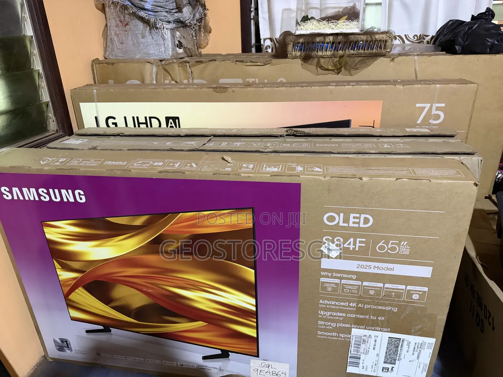 Samsung - 65" Class S84f Oled Uhd Vision Al Smart Tizen Tv (2025)