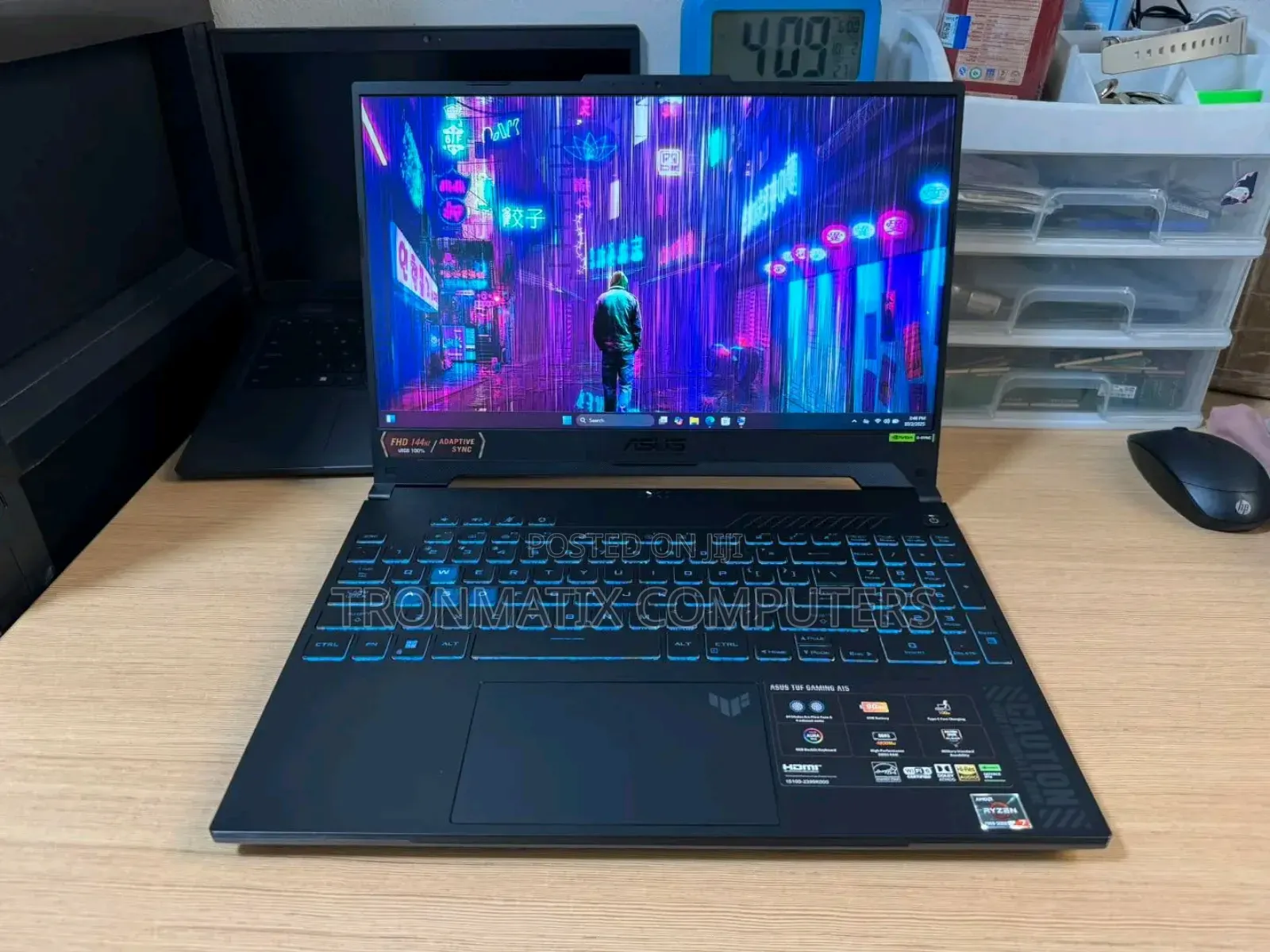 New Laptop Asus TUF Gaming A15 16GB AMD Ryzen 7 SSHD (Hybrid) 512GB