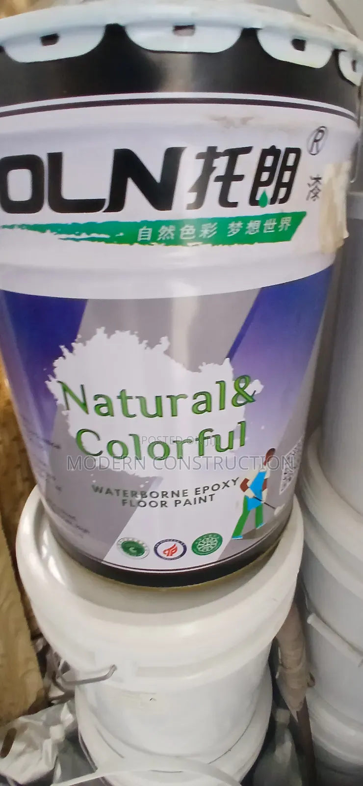 Epoxy Colored Sand Floor Paint
