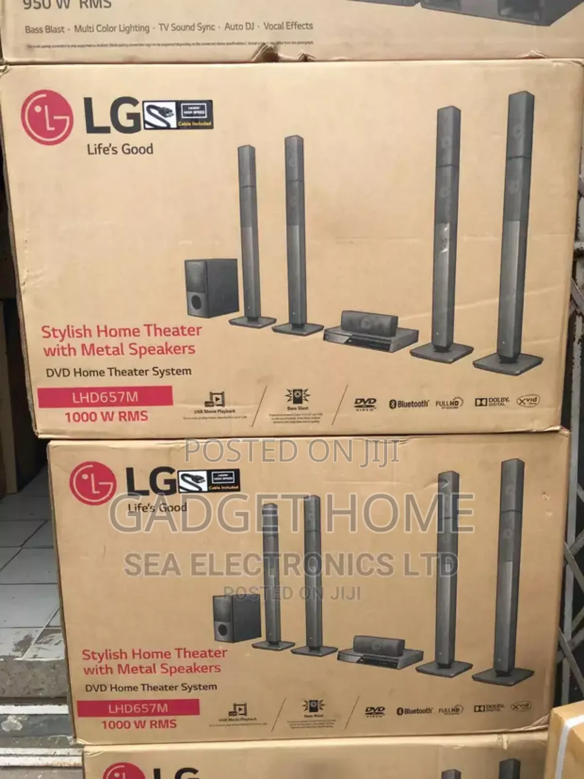 Lg 1000watt Sound System Home Theater LHD 657m