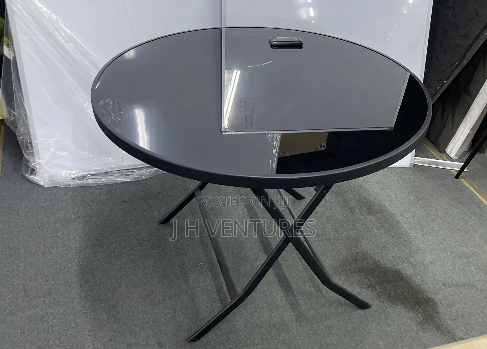 Glass Foldable Table