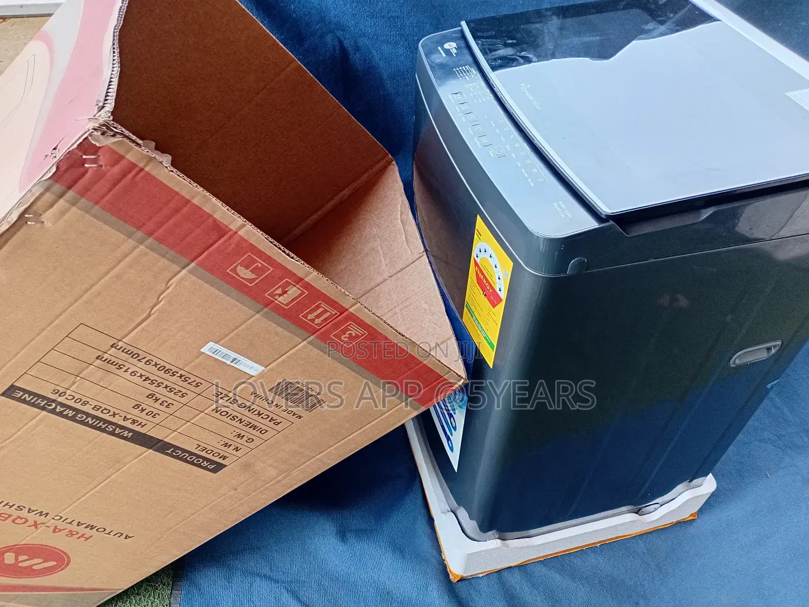 H a 8kg Smart Automatic Washing Machine for Everyday Laundry