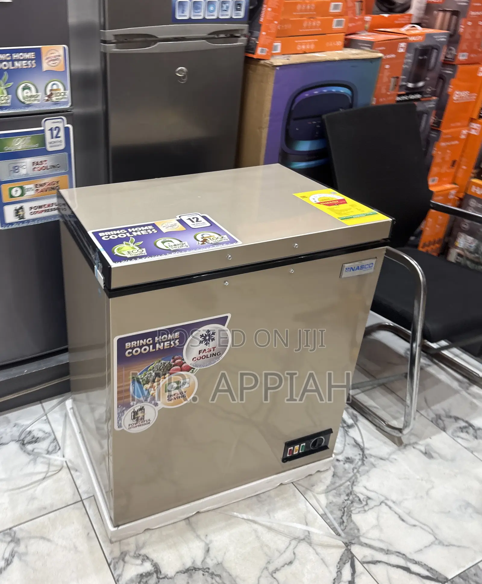 Order Original Nasco Nas175fl Single Door Chest Freezer(Gold)