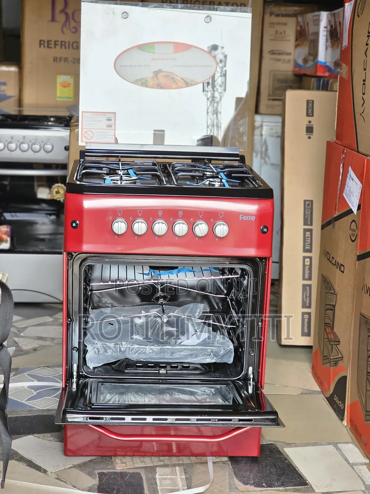 Ferre 60x60 Deluxe and Premium Gas Cooker