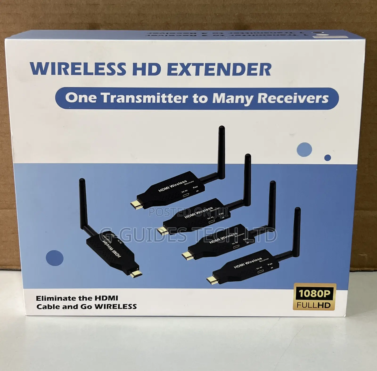 50m Hdmi Wireless Extender 1-Transmitter to 4-Receiver