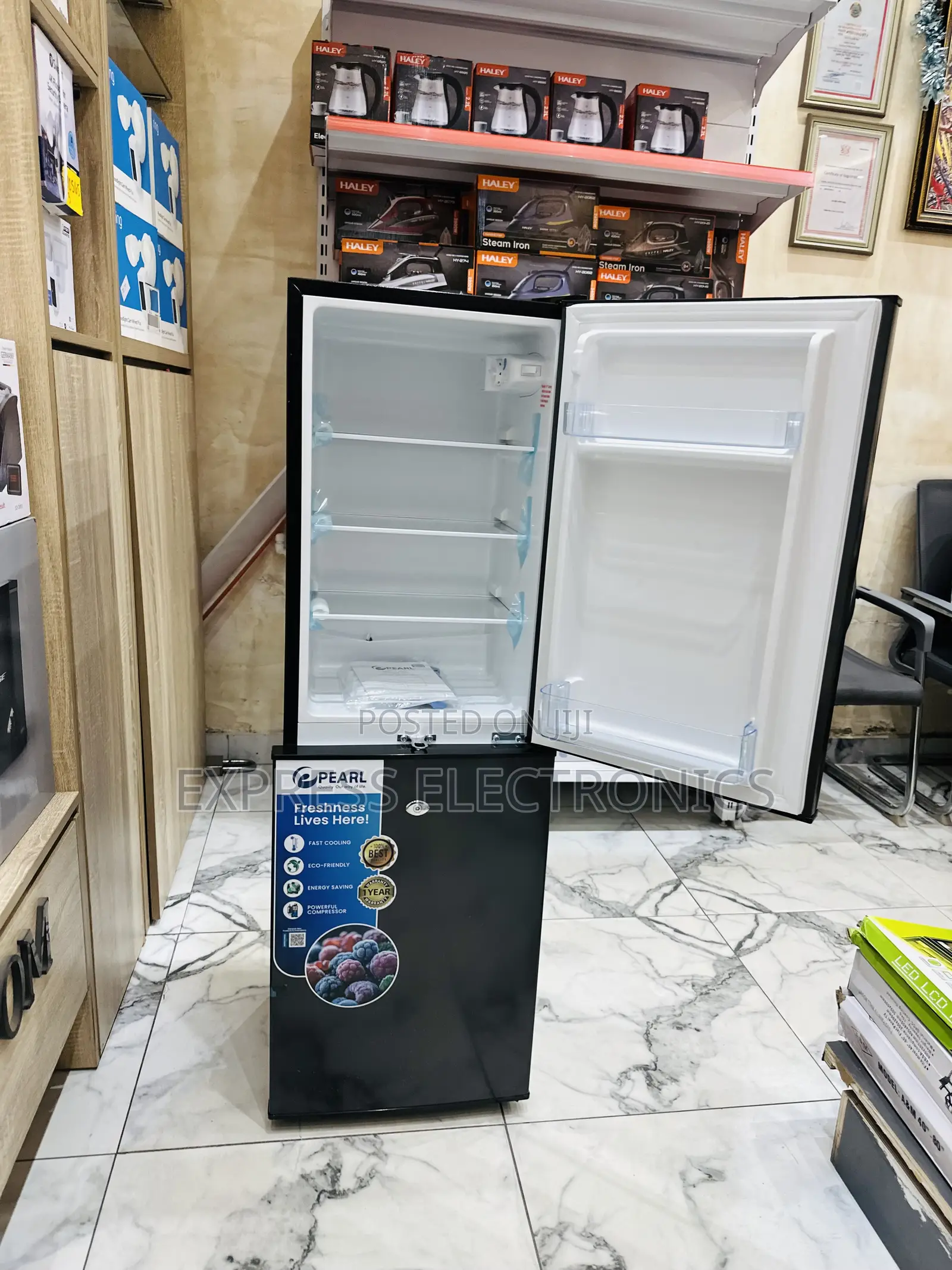 B Better Deals on Pearl Double Door Fridge 136l Pf-216b