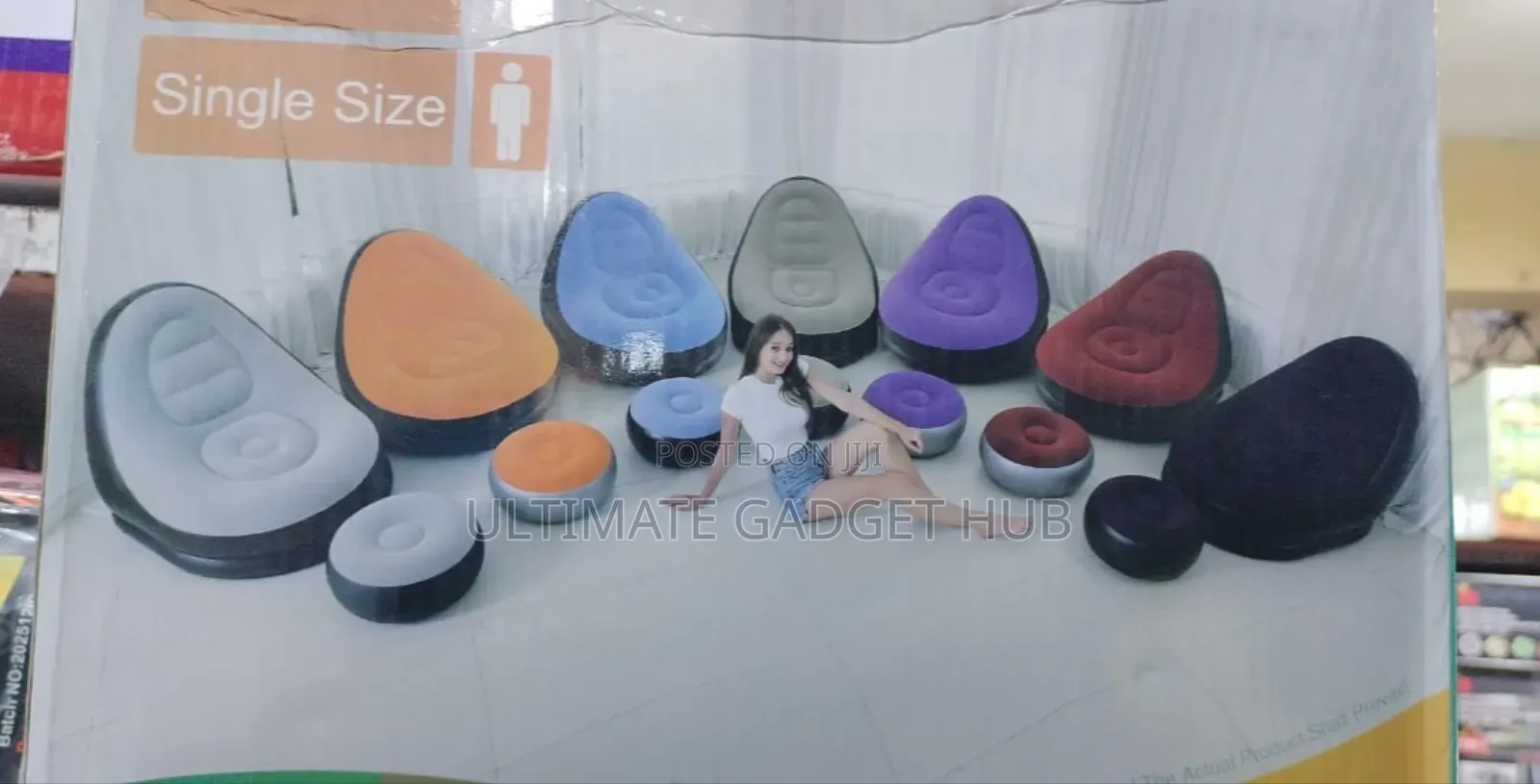 Inflatable Sofa With Feet Rest