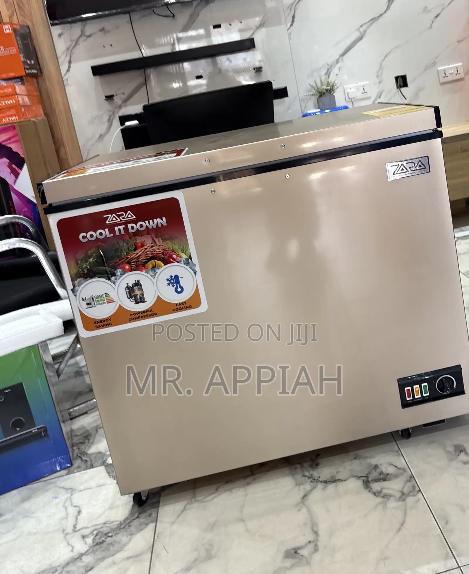 Get Durable Zara 238l Single Door Freezer(300fl) 