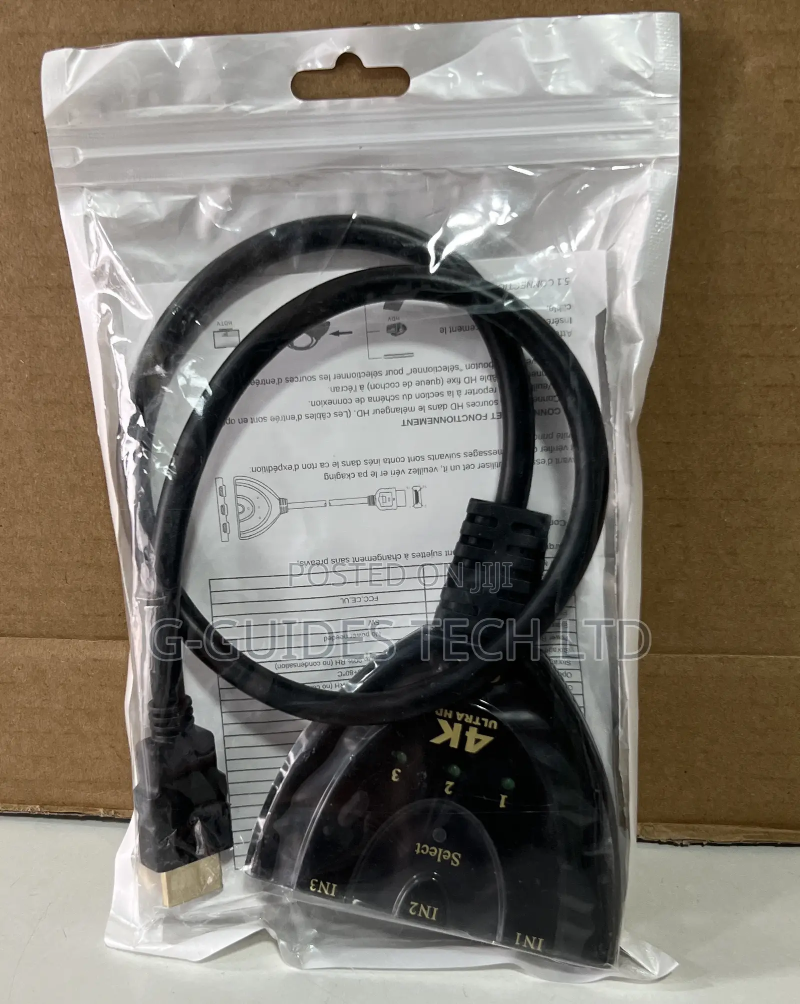 3-port Hdmi Switcher 3-input And 1-output