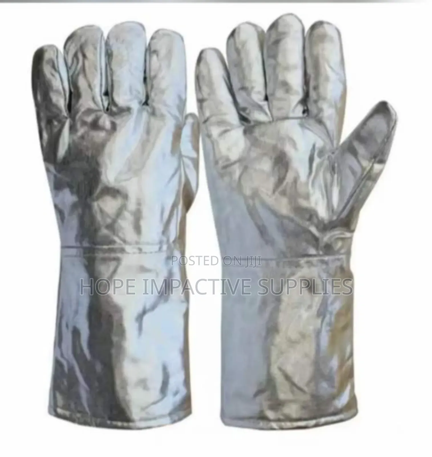 Heat Resistant Aluminised Gloves.