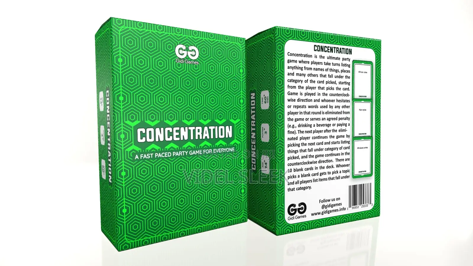 Concentration Card Game