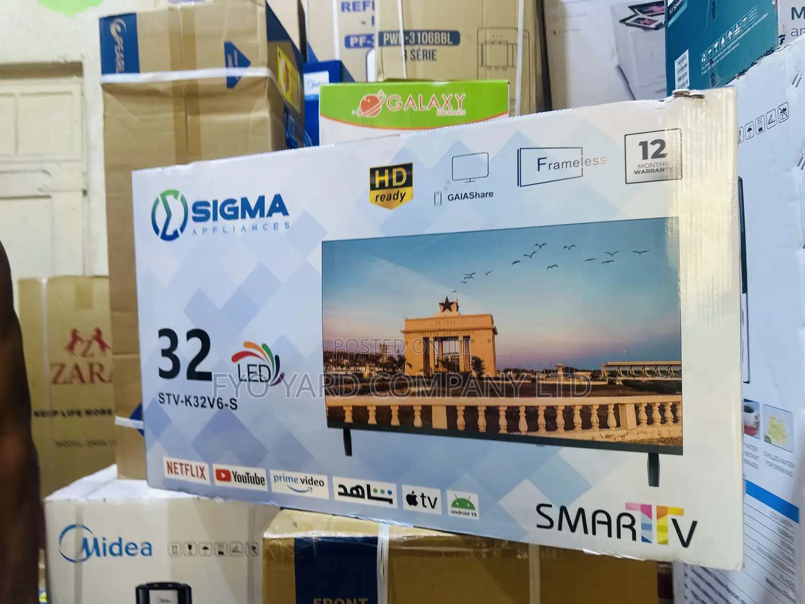 Great Choice Sigma Latest 32” Smart FHD Digital Led Tv