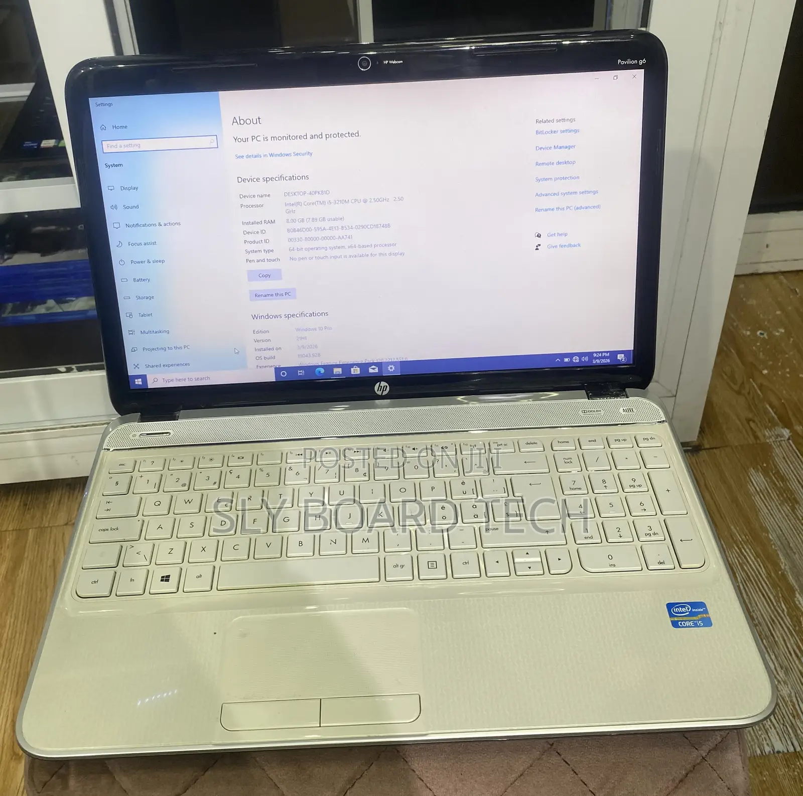 Laptop HP Pavilion G6 8GB Intel Core i5 HDD 500GB