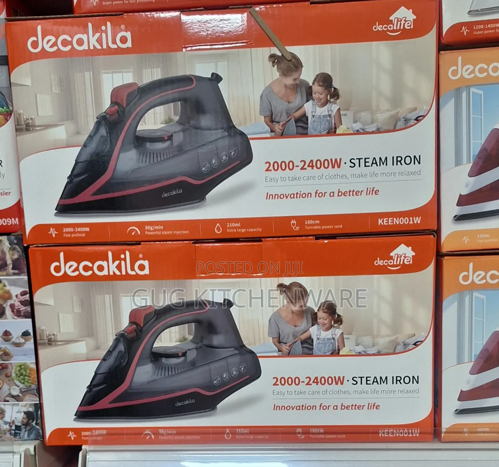 Decakila Steam Iron (2000-2400)