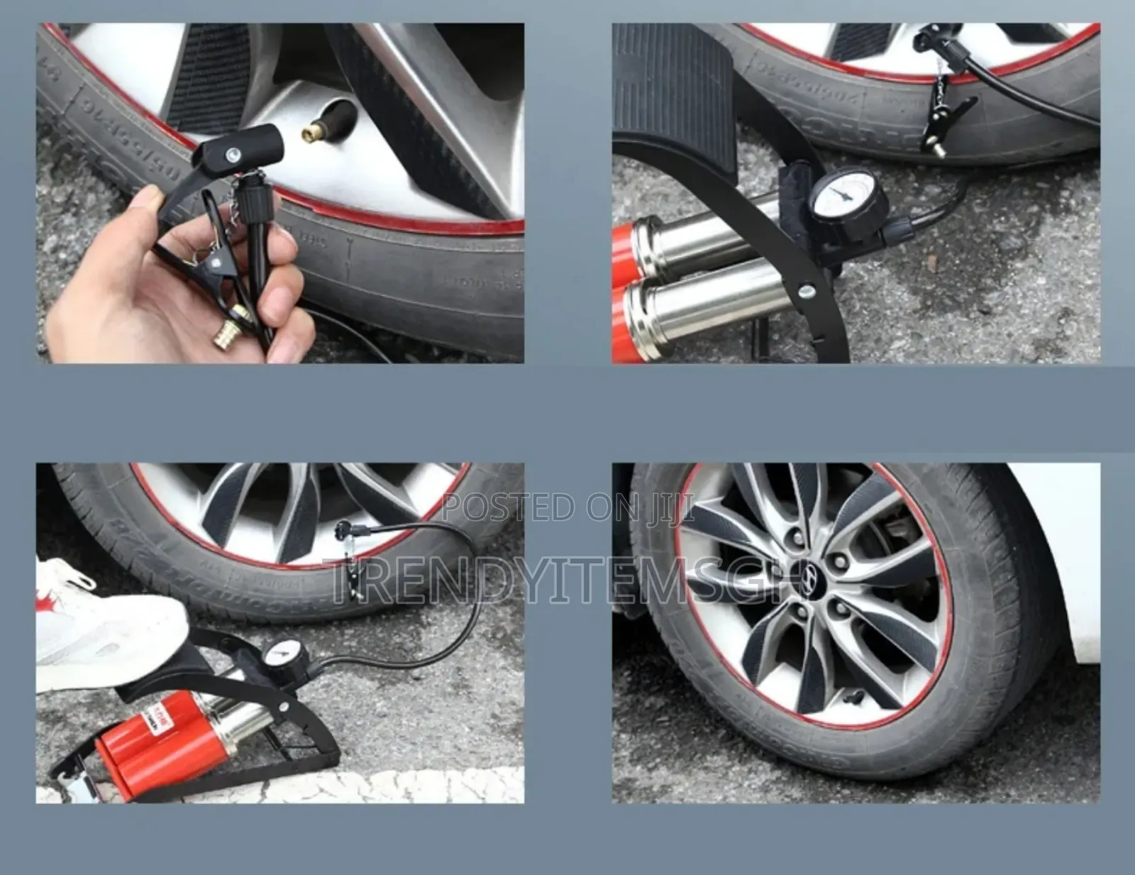 High Pressure Steel Foot Air Pump