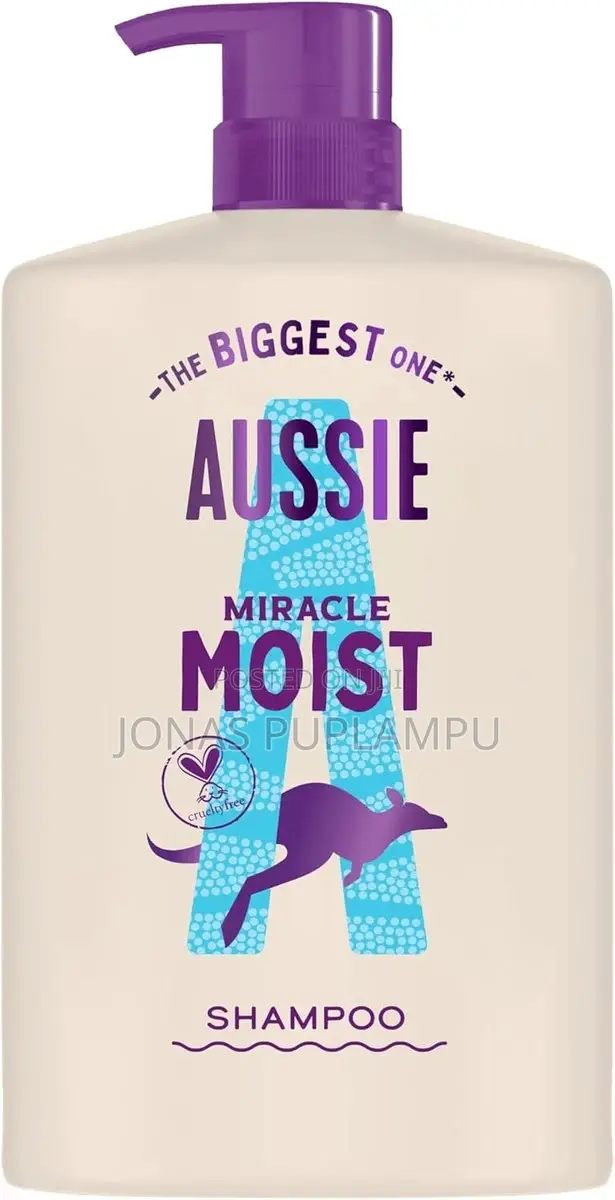 Aussie Miracle Moist Shampoo 1ltr
