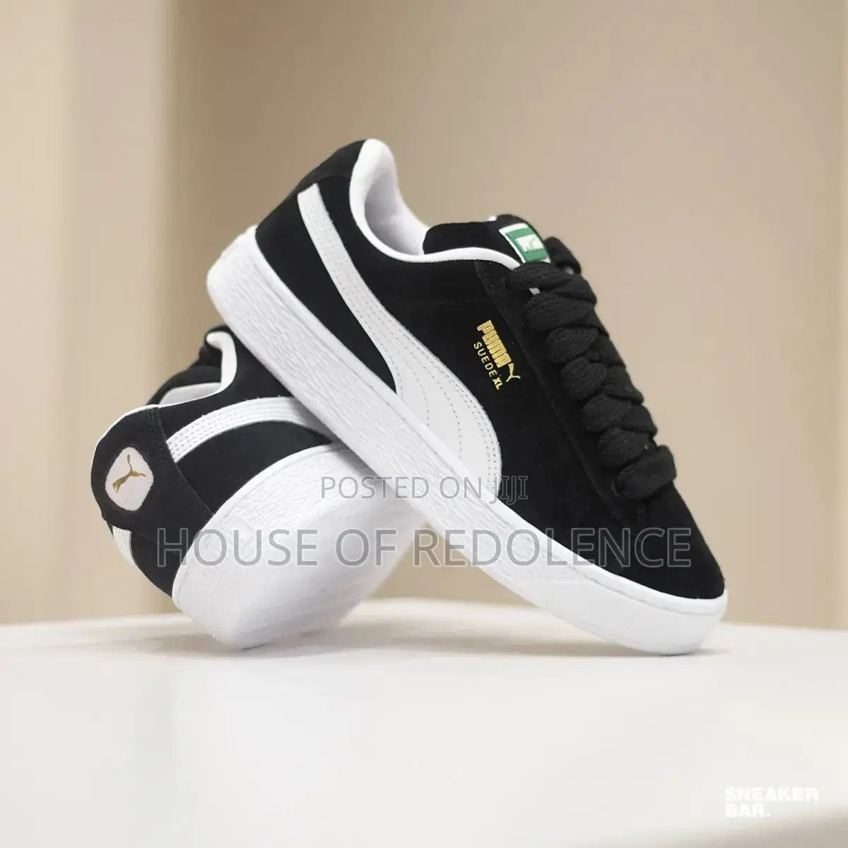 Puma Suede Xl Black/White Sneakers