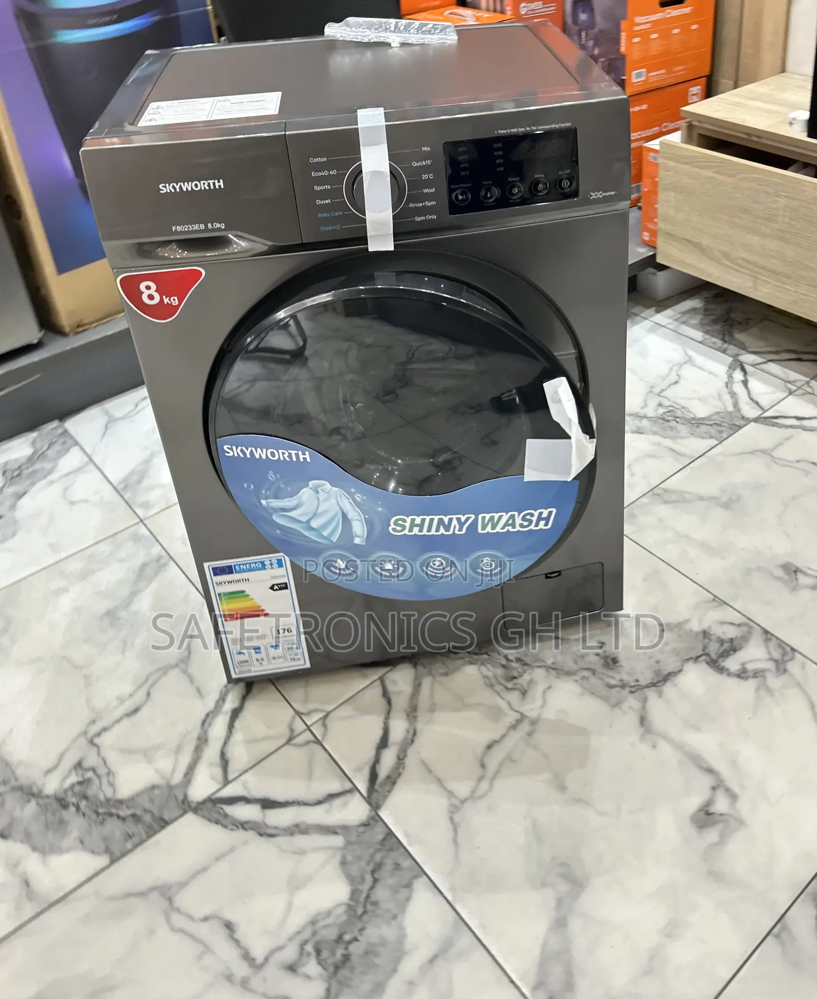 Lastest Top Notch 8kg Frontload Skyworth Fullauto Washingmachine