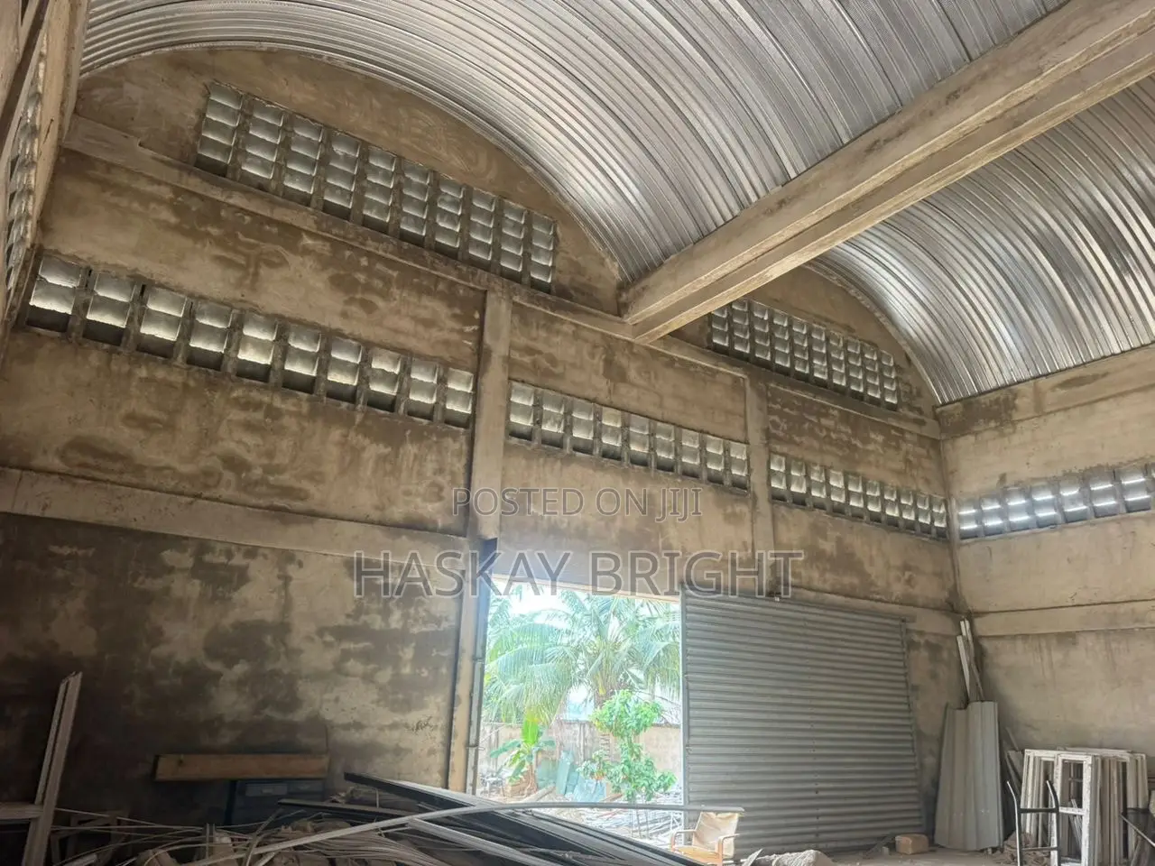 500 SQM Warehouse for Rent at Pokuase Acp