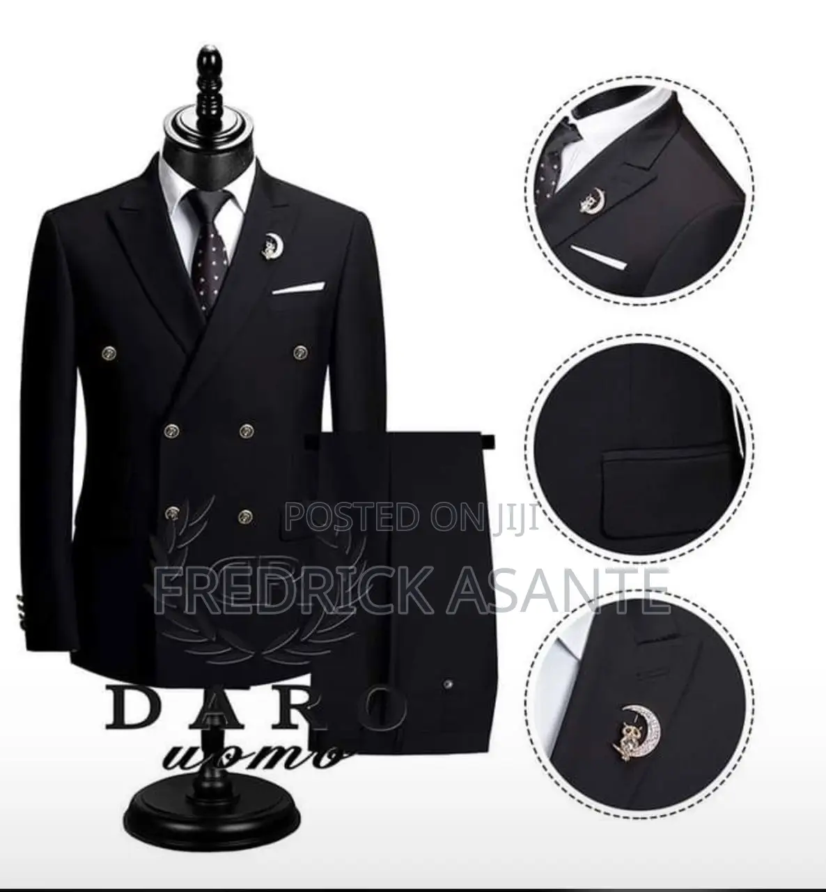 Daro Plain Breasted Suit