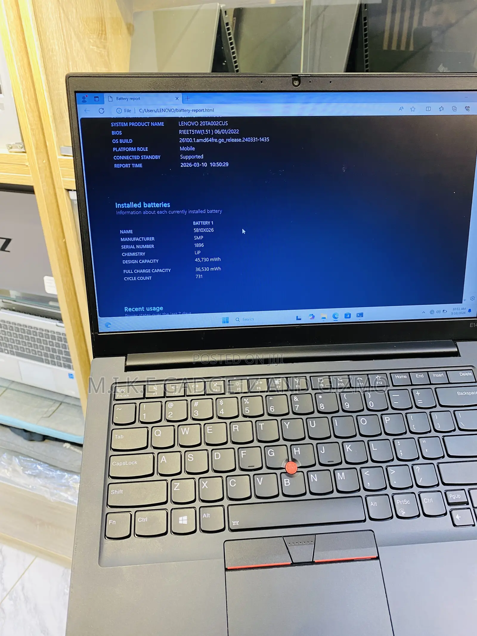 Laptop Lenovo ThinkPad E14 Gen 2 8GB Intel Core i5 SSD 256GB