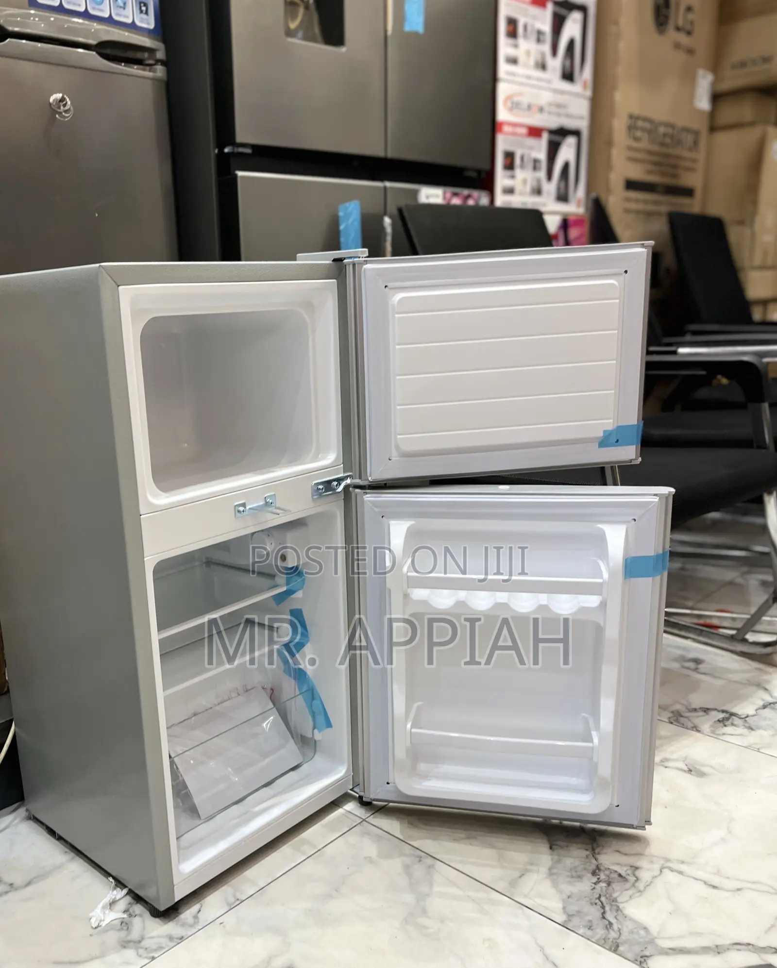 Quality Nasco Nasf2-120 90liters 2 Door Table Top Fridge 