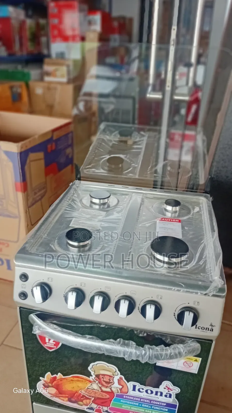 Icona Four Burner Gas Stove – Simple, Strong and Reliable