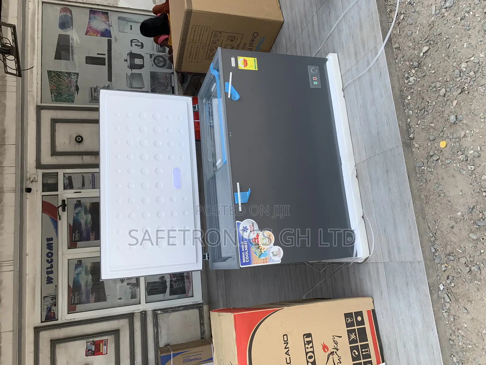 Just Purchase Grey Singledoor 380 Liters Nas-420 New Freezee