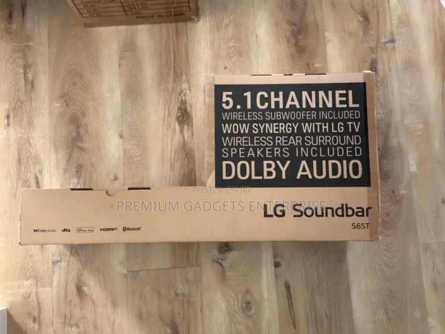 Lg Soundbar 600w 5.1 Channel S65 Immersive 600w 5.1ch Surround Sound