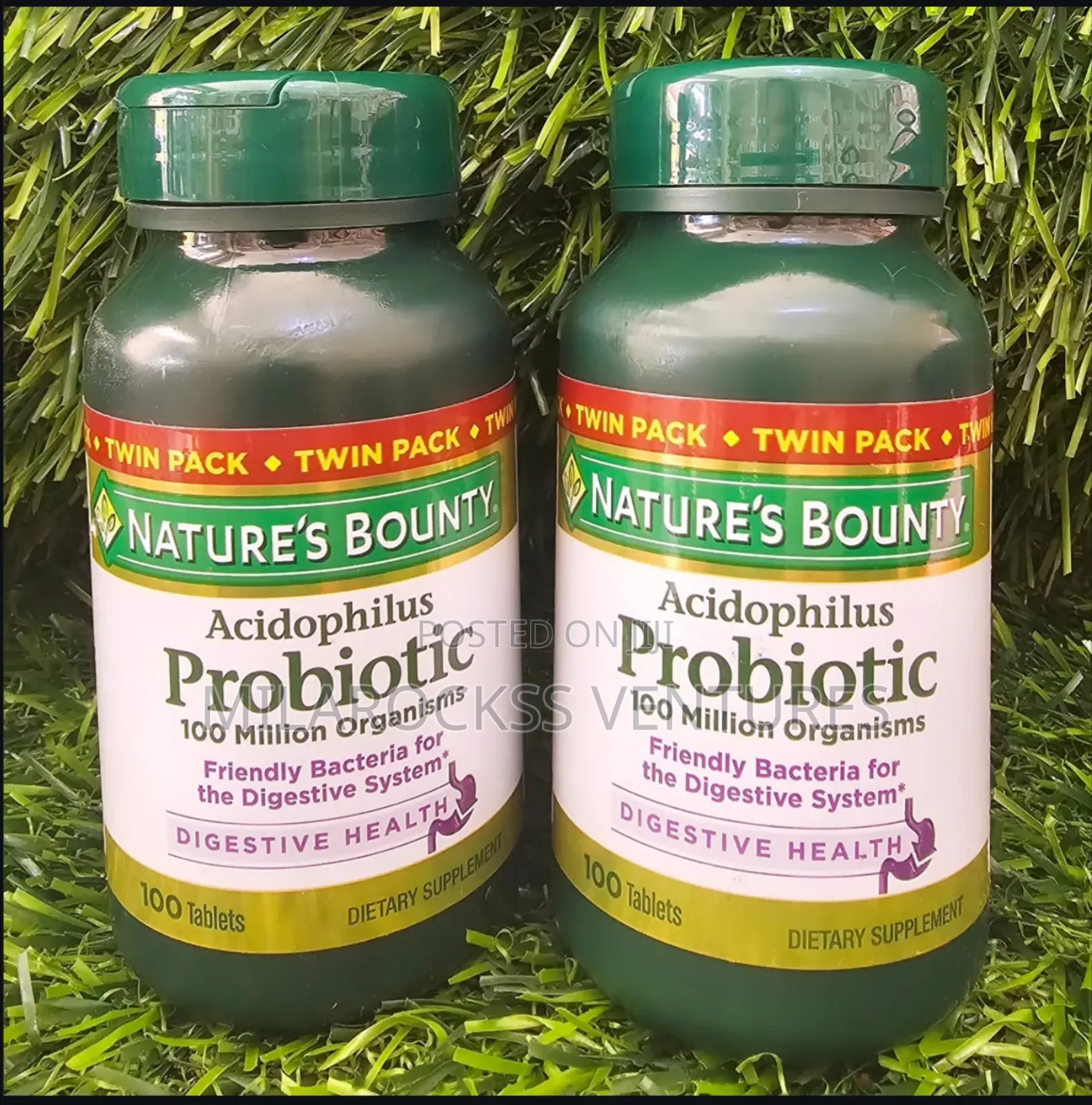Nature's Bounty Acidophilus Probiotic Supplement. 100 Tablets.
